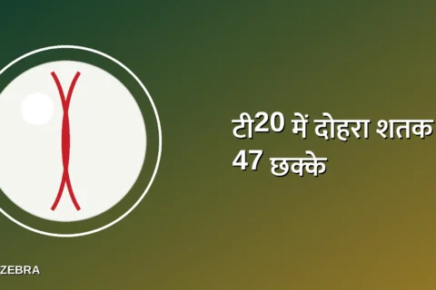 इस बल्लेबाज ने टी20 मैच में ठोका दोहरा शतक, 47 छक्के लगाकर स्कोर बॉर्ड पर टागें 417 रन